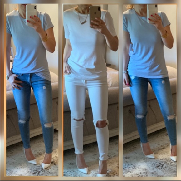 Vince Tops - New💖Summer white VINCE. Tee